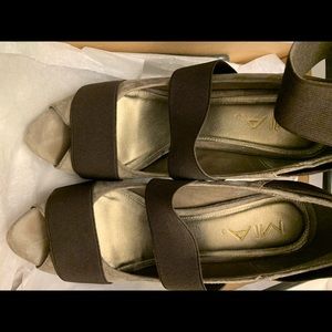 Unique suede MIA heels